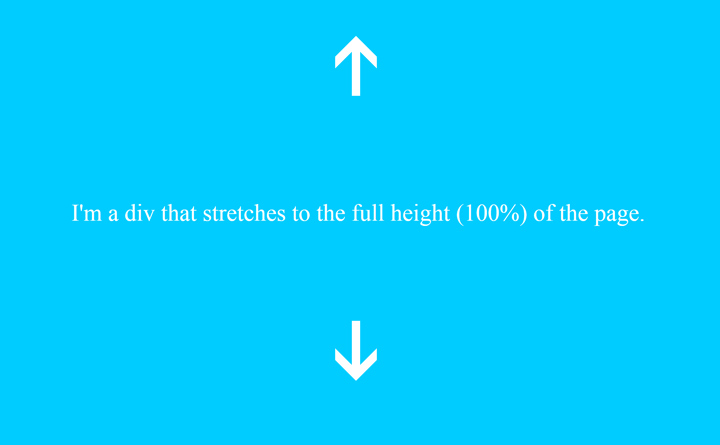 CSS Trick: How to get the height 100%